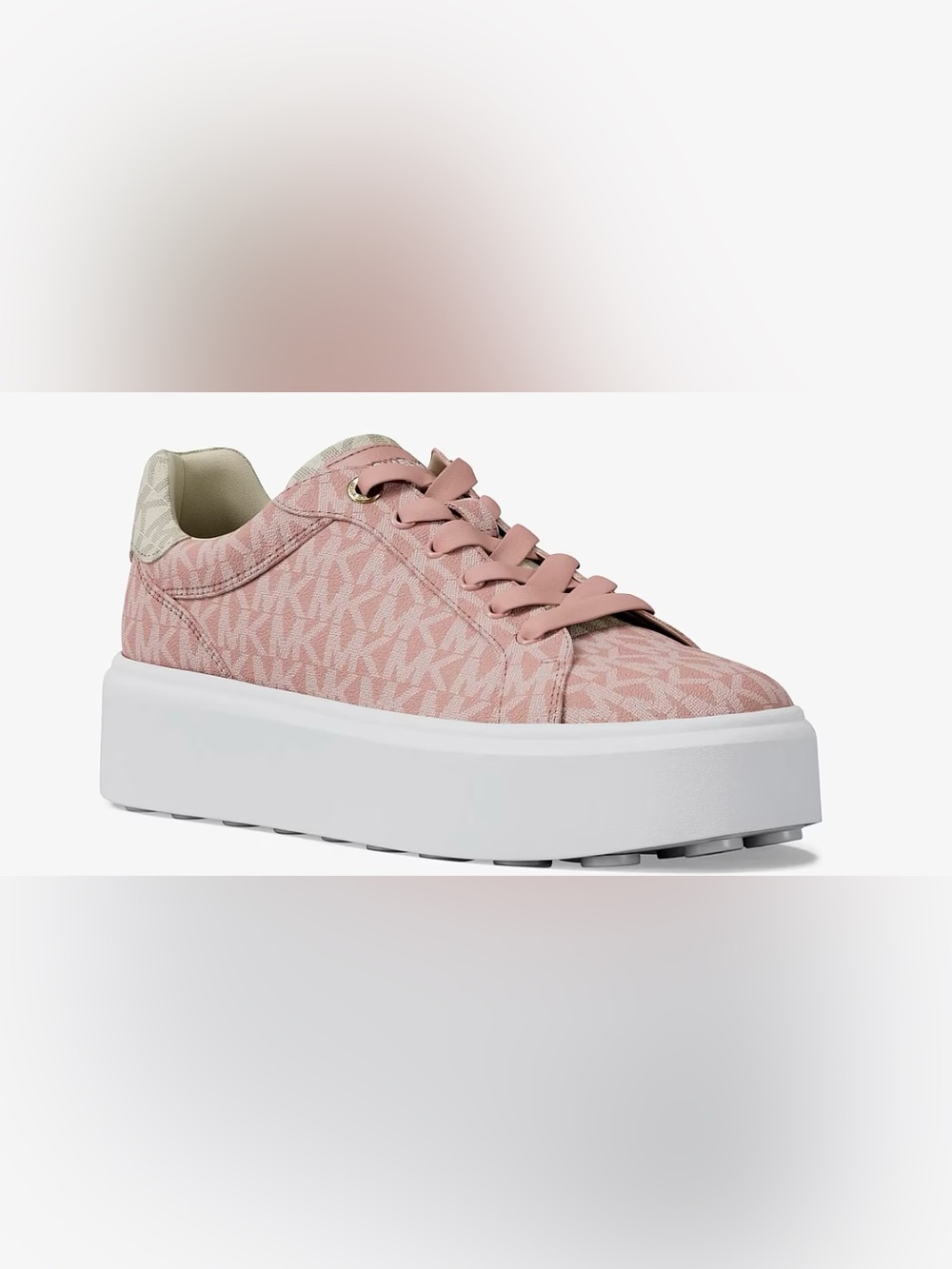 Michael Kors Pink Platform Low-Top Sneakers